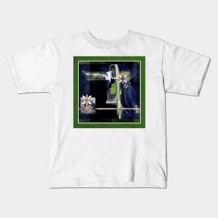 Ethereal Daisy Abstract Kids T-Shirt